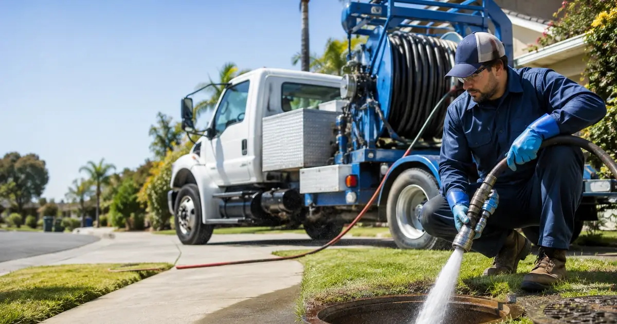 Hydro jet sewer cleaning San Rafael