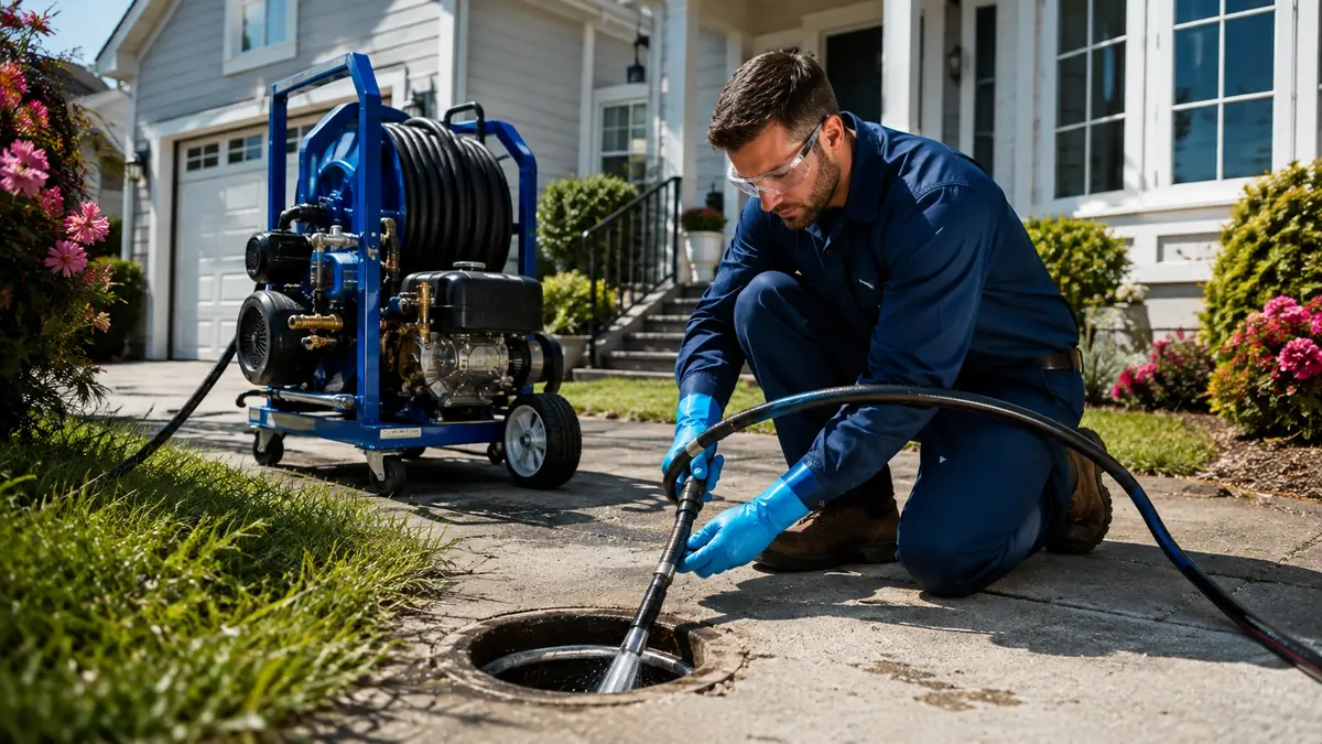 Residential Hydro Jet Drain Cleaning in San Rafael