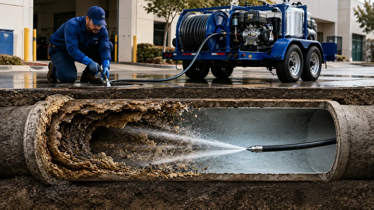 Sewer Pipe Descaling in San Rafael